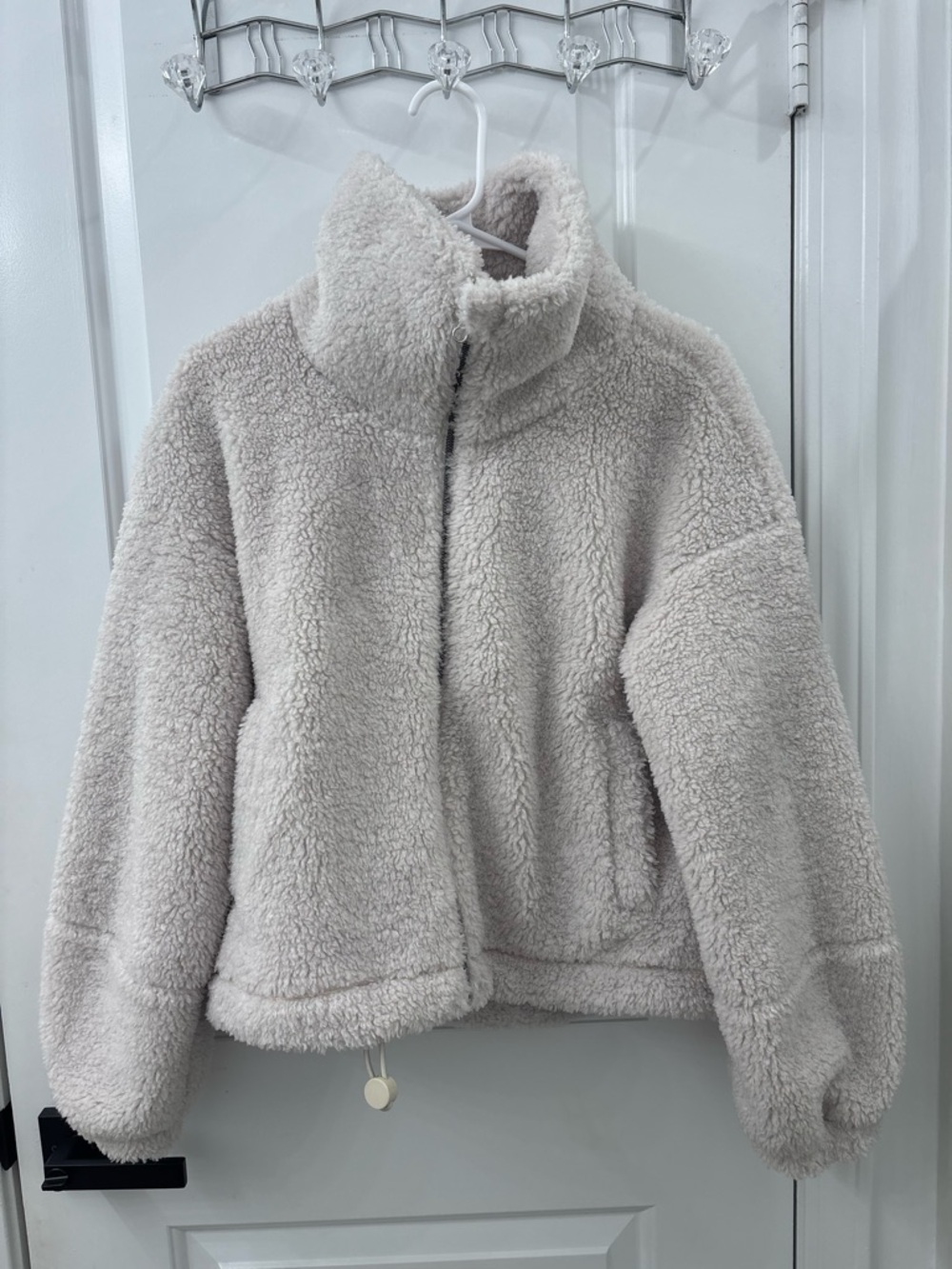 Lululemon cinchable‎ fleece zip up jacket
